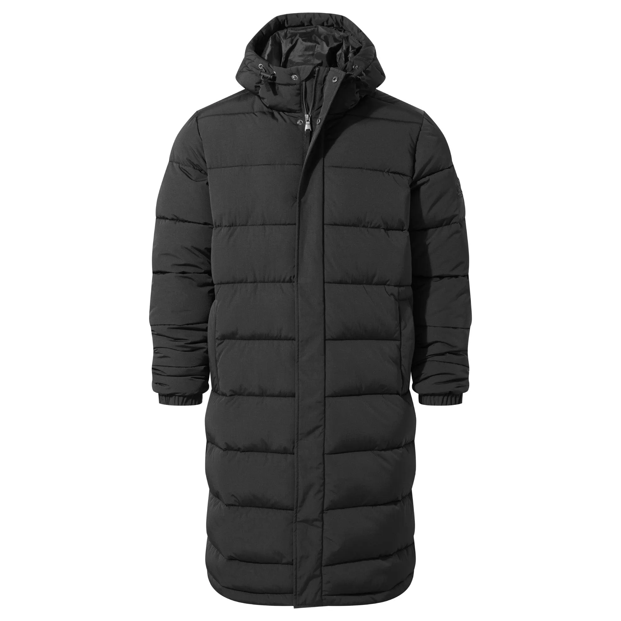 Langrick Mens Long Padded Jacket - Black