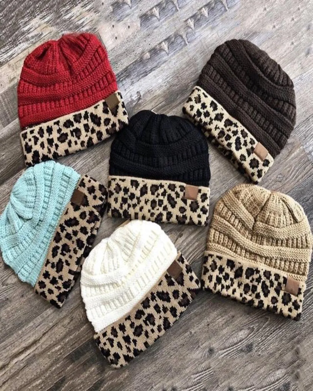 Leopard Beanie