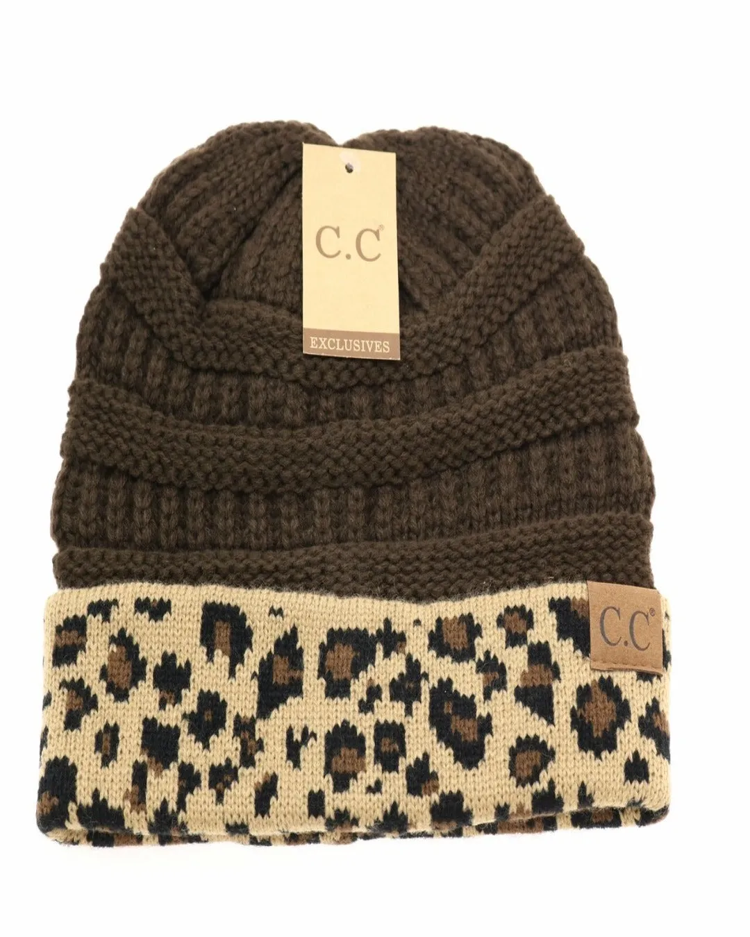 Leopard Beanie