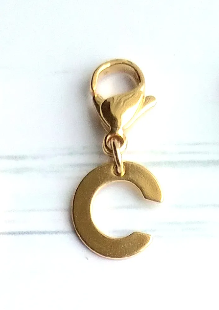 Letter C Charm