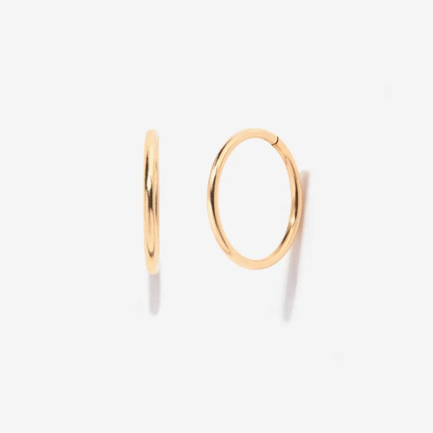 Live In Gold Filled Hoops