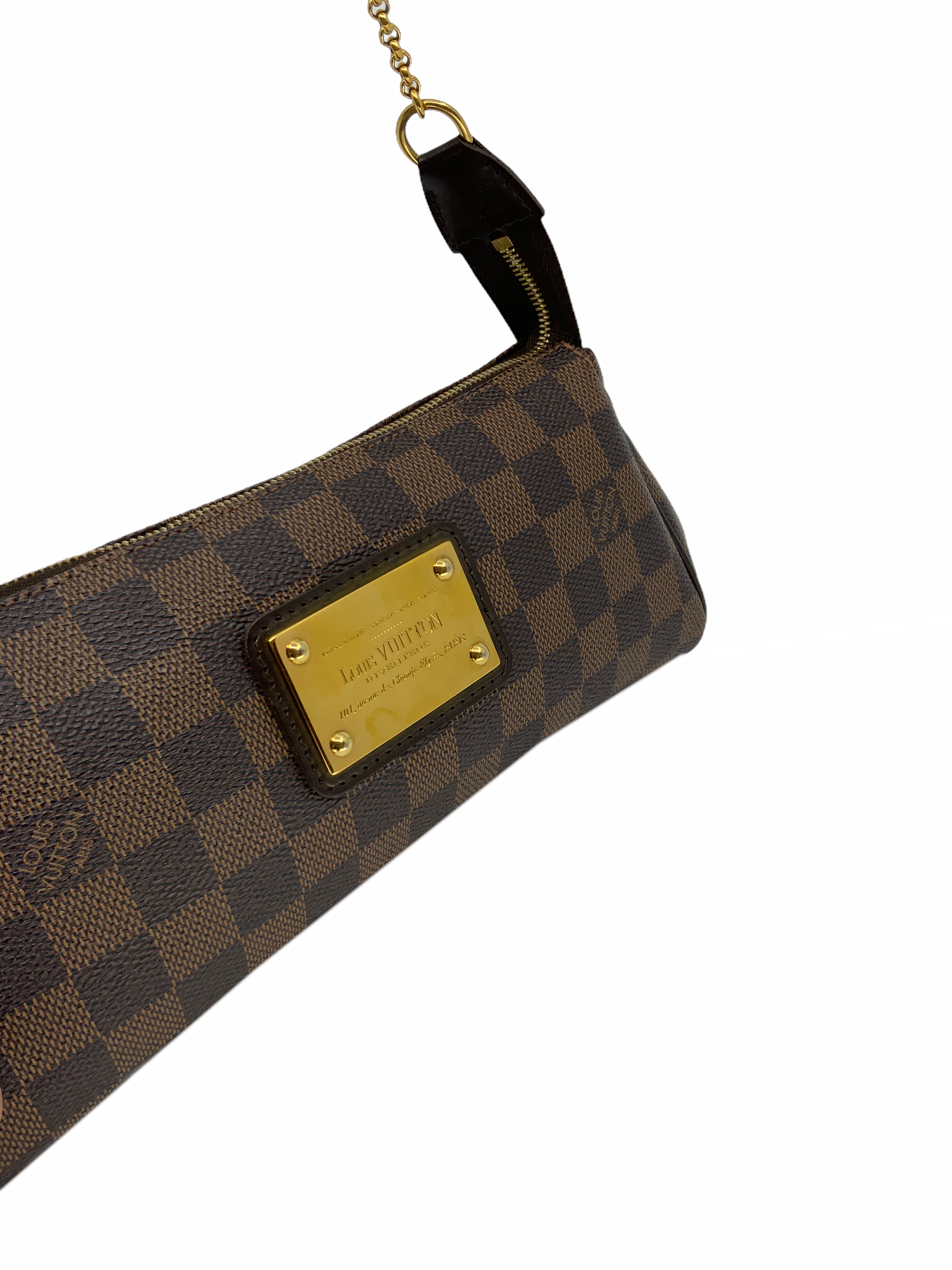 Louis Vuitton Damier Ebene Canvas Eva Clutch