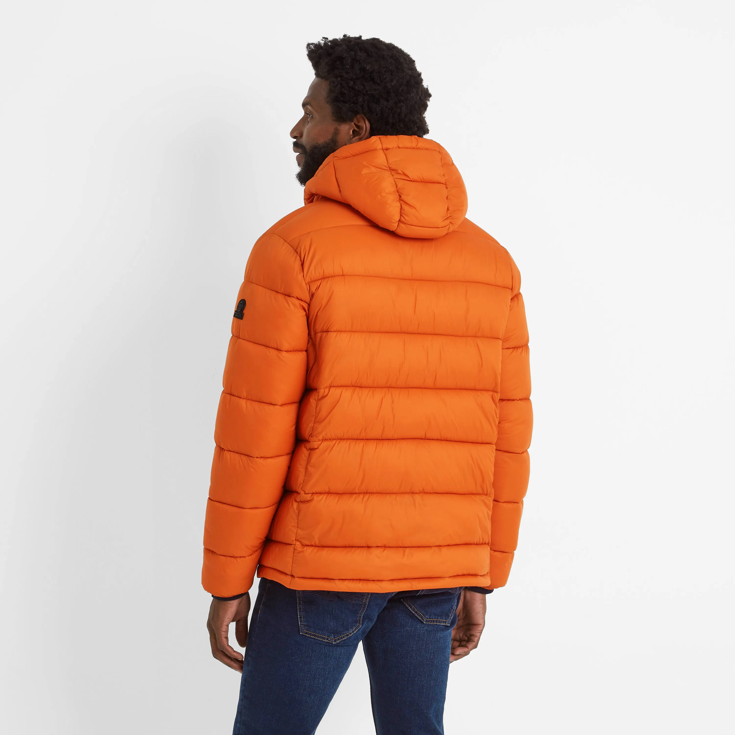 Maloney Mens Padded Jacket - Dark Orange