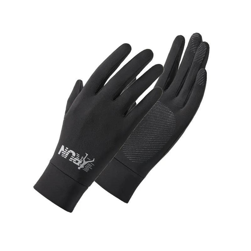 Men and Women Fashion Anti-UV Anti-slip Driving nylon Stretch Gloves