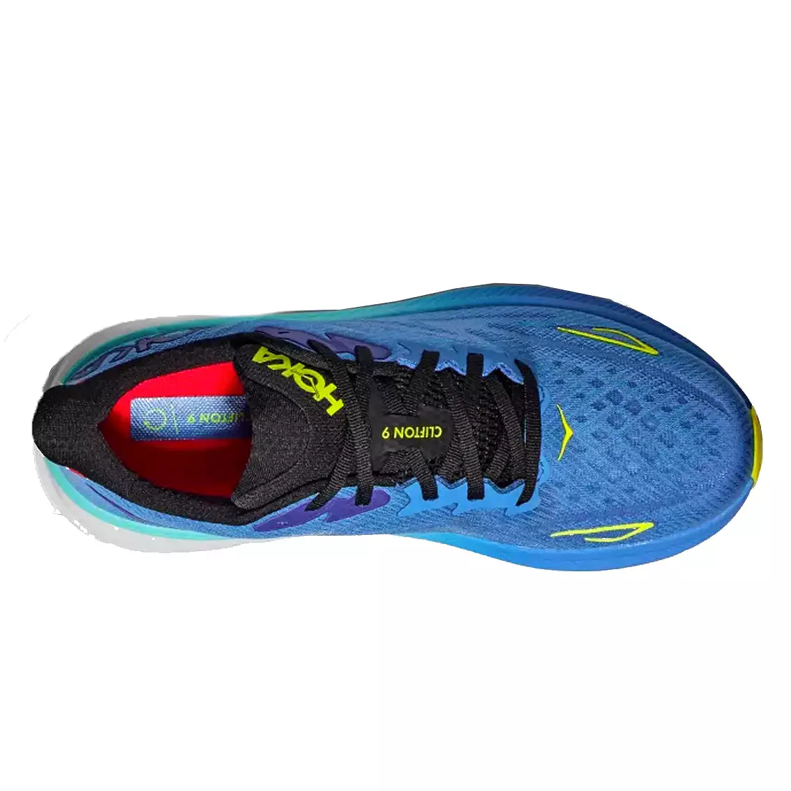 Mens Hoka Clifton 9 - Virtual Blue / Cerise