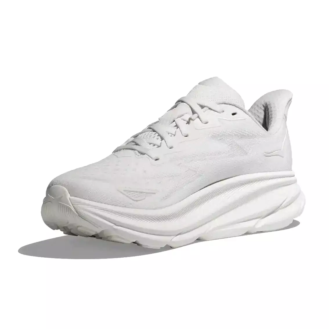 Mens Hoka Clifton 9 - White / White