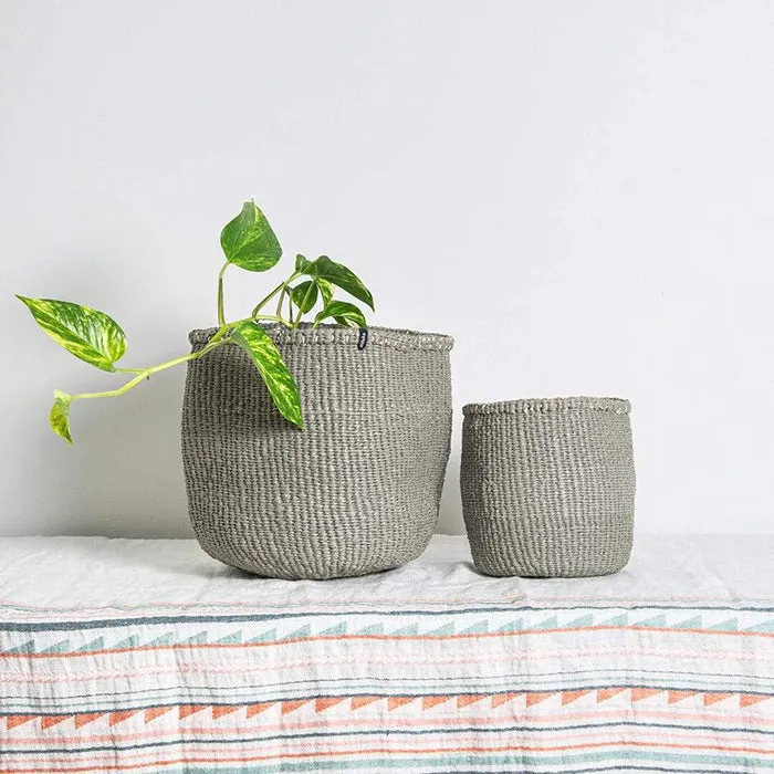 Mifuko Kiondo Basket Warm Grey Extra Small