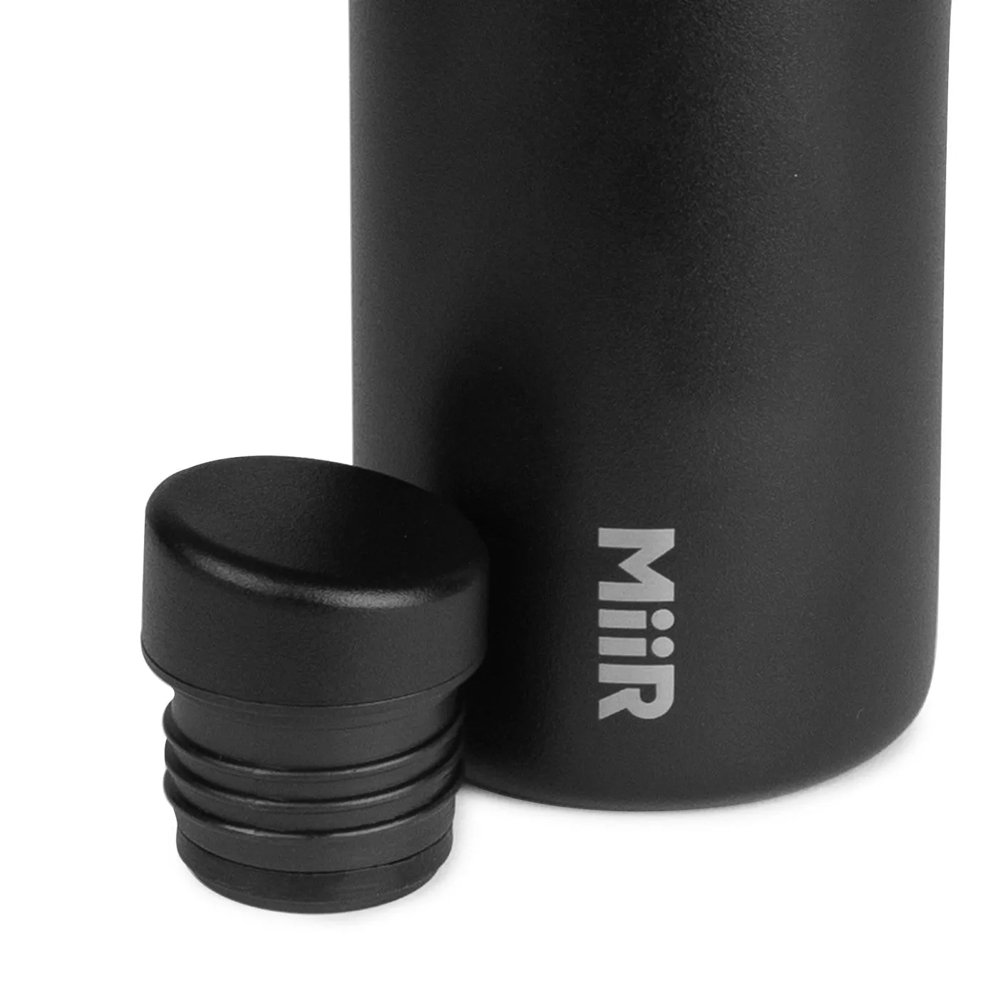 MiiR Vacuum Insulated Branded Wine 25 Oz Bottles, Black Powder