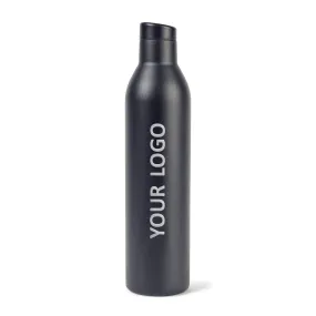 MiiR Vacuum Insulated Branded Wine 25 Oz Bottles, Black Powder