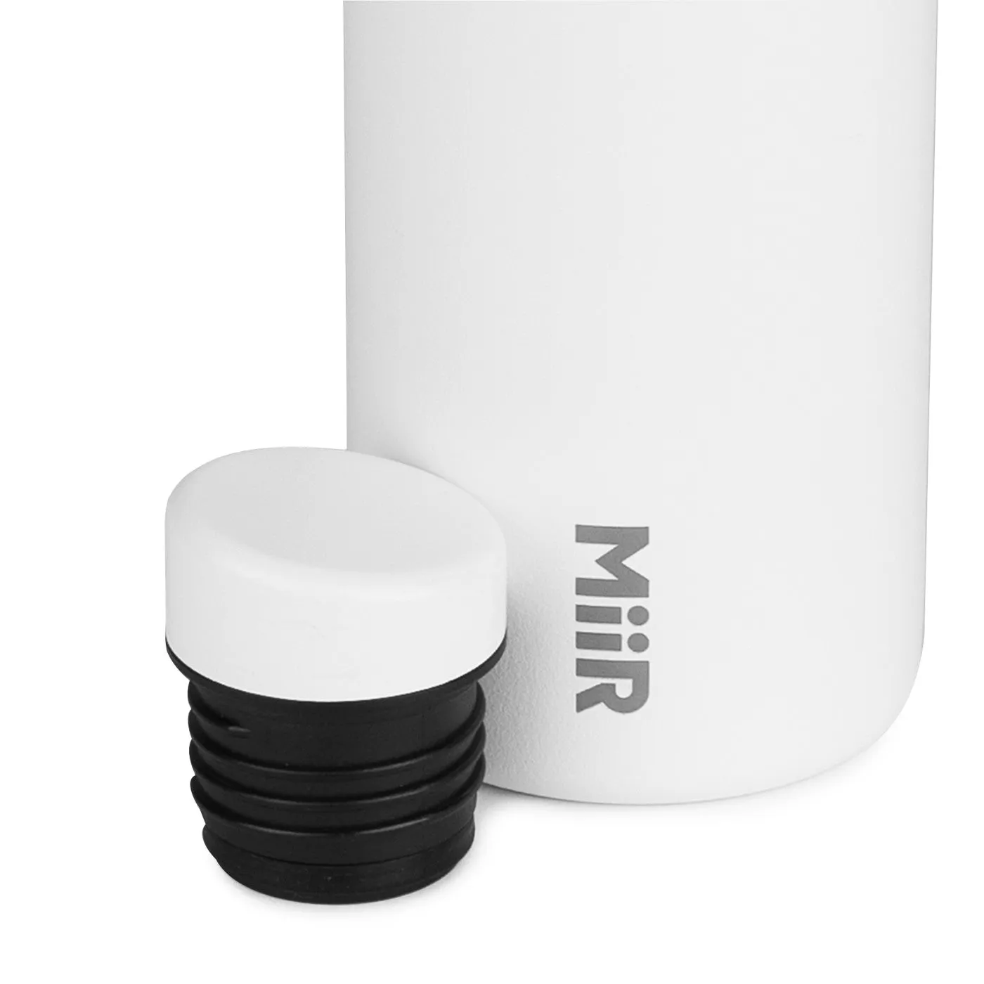 MiiR Vacuum Insulated Branded Wine 25 Oz Bottles, White Powder