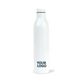 MiiR Vacuum Insulated Branded Wine 25 Oz Bottles, White Powder