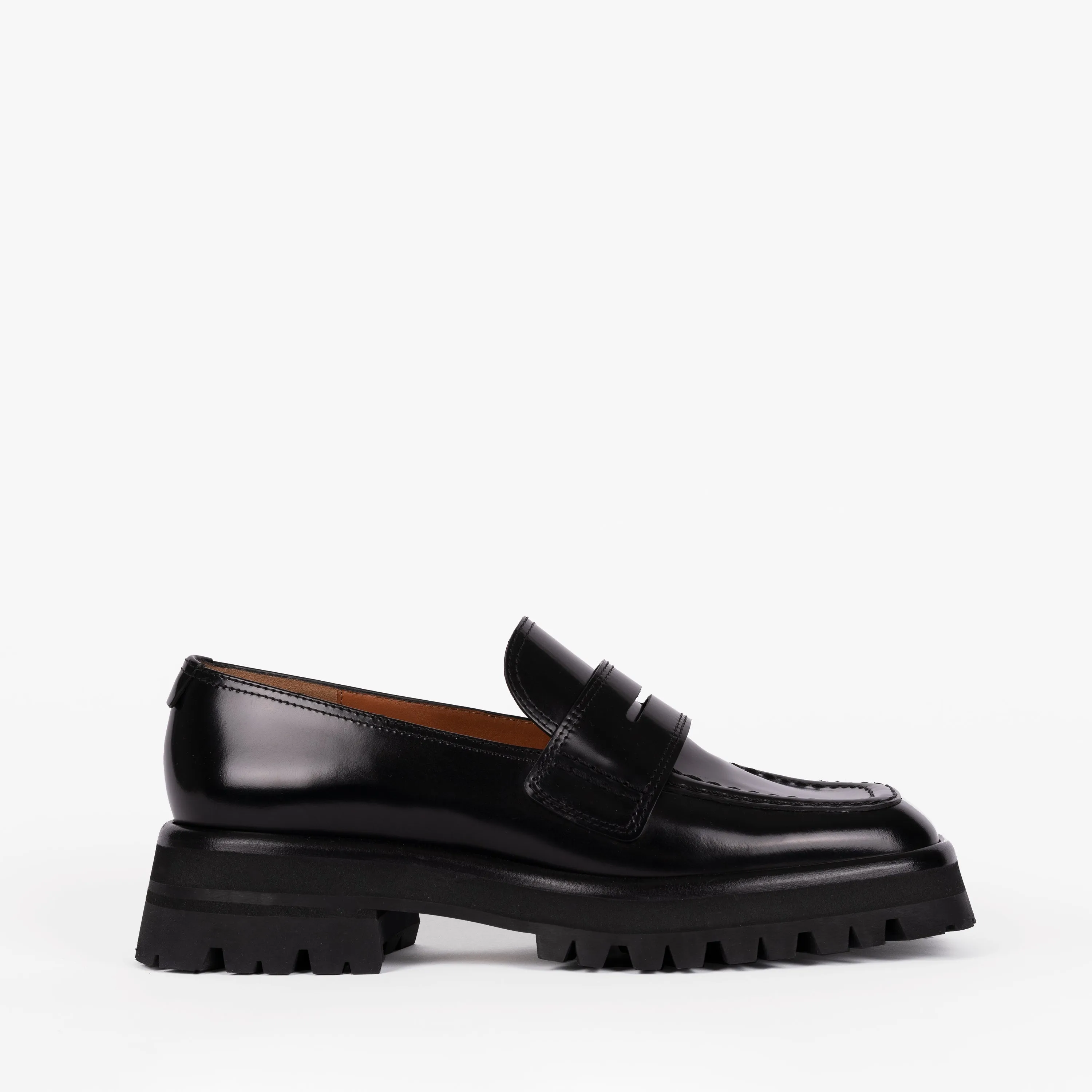 Mika Loafer Black Spazzolato