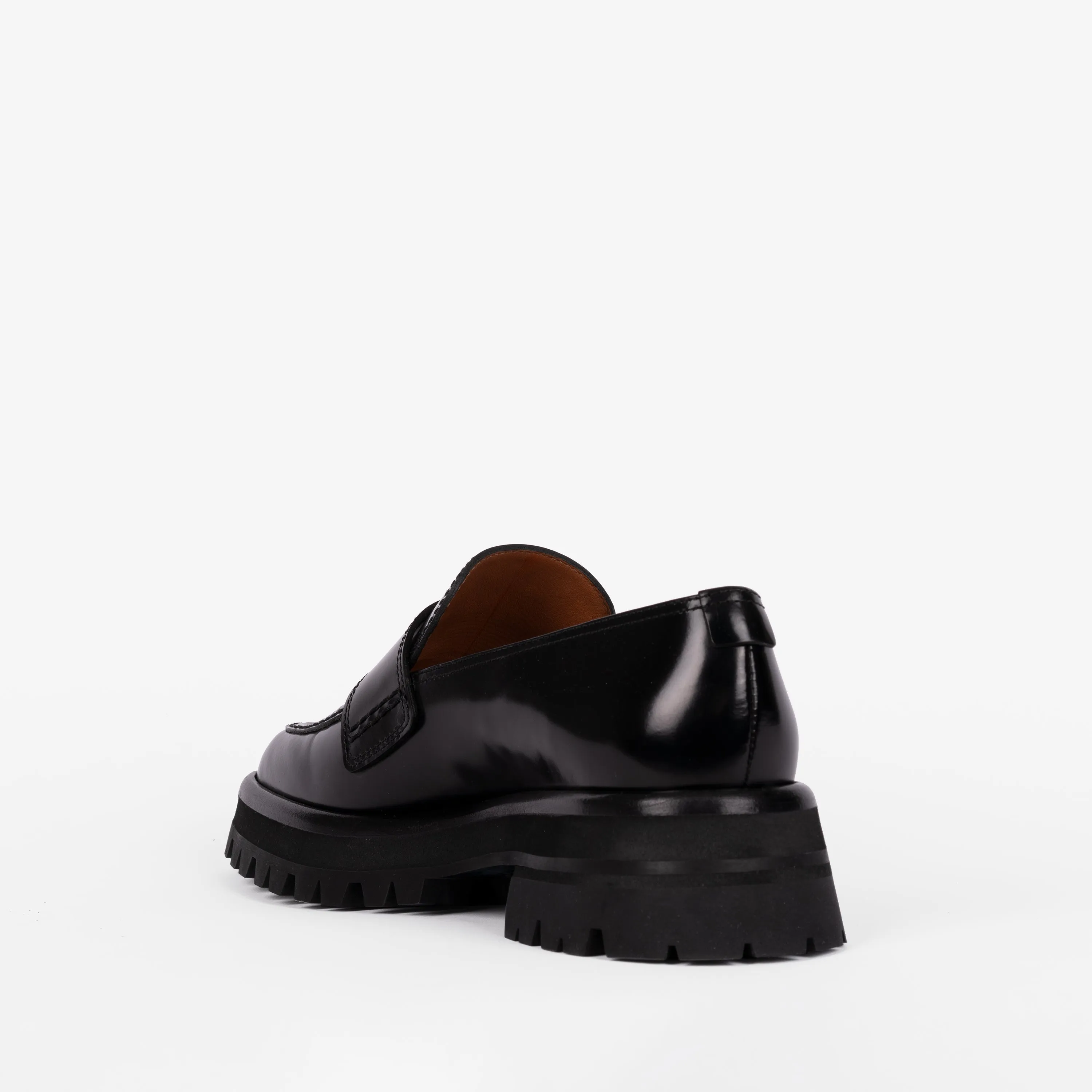 Mika Loafer Black Spazzolato