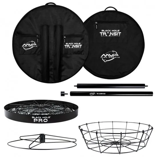 MVP Black Hole Pro Disc Golf Basket with Transit Bag