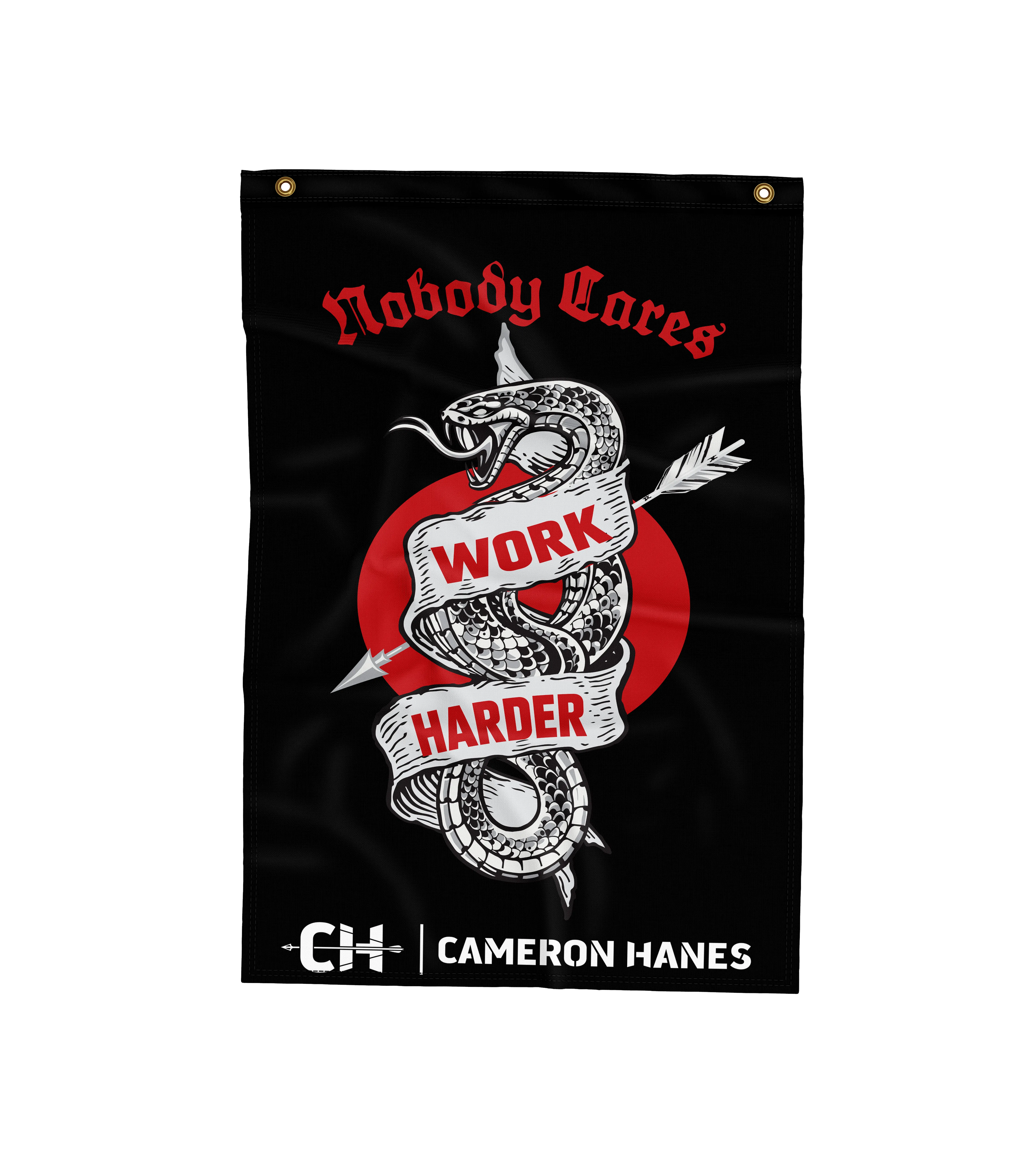 Nobody Cares Work Harder Flag