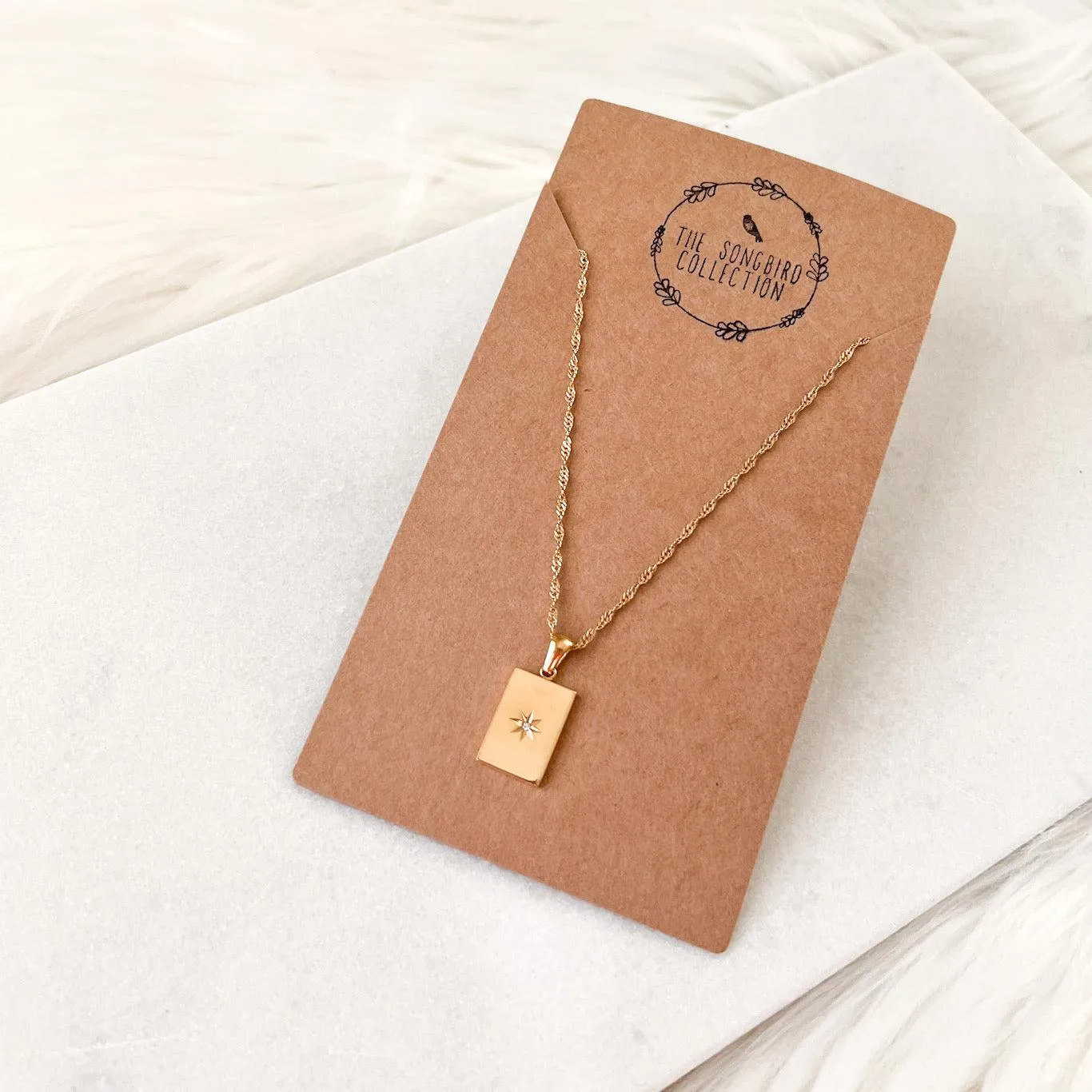 North Star Signet Necklace - LAST CHANCE!