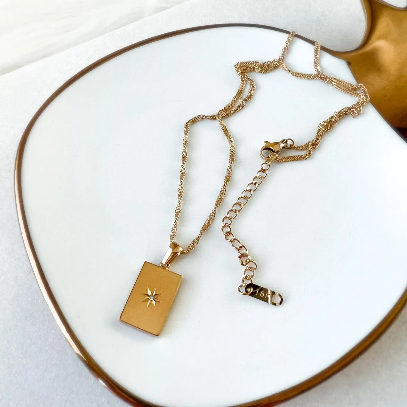 North Star Signet Necklace - LAST CHANCE!