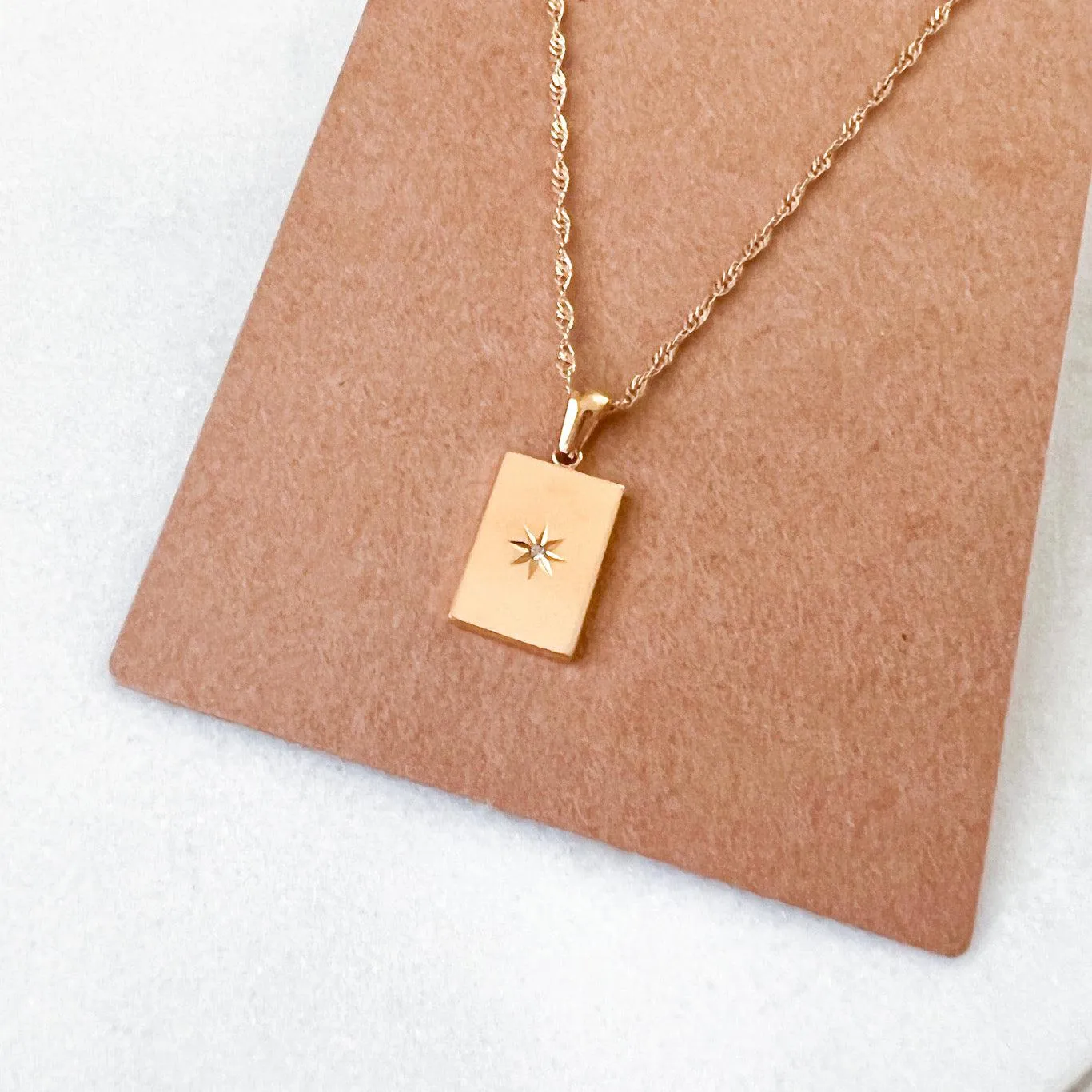 North Star Signet Necklace - LAST CHANCE!