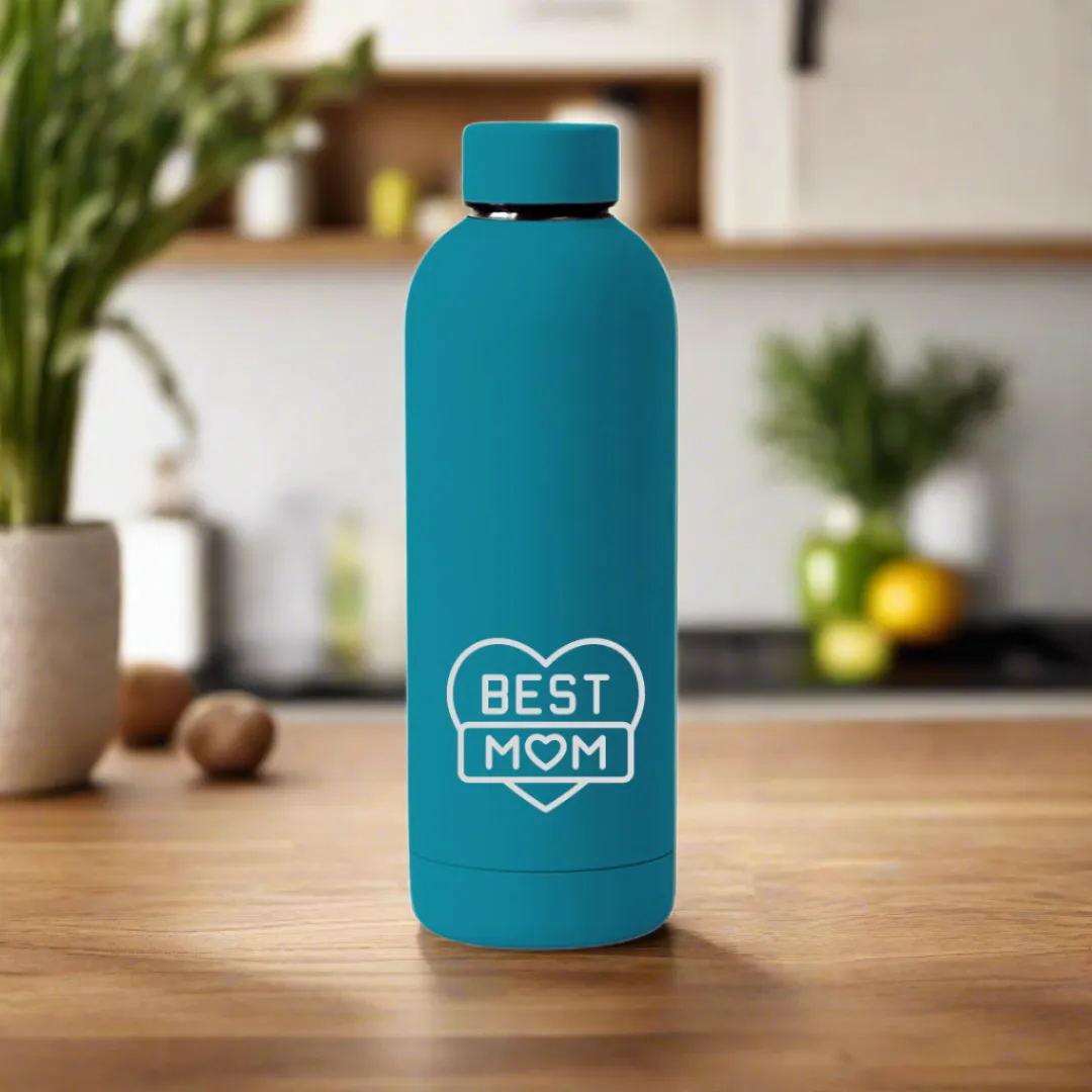 Nutcase Stainless Steel Water Bottle Double Insulated 500ml Bottles for Mom - BPA Free, Leakproof- Best Mom