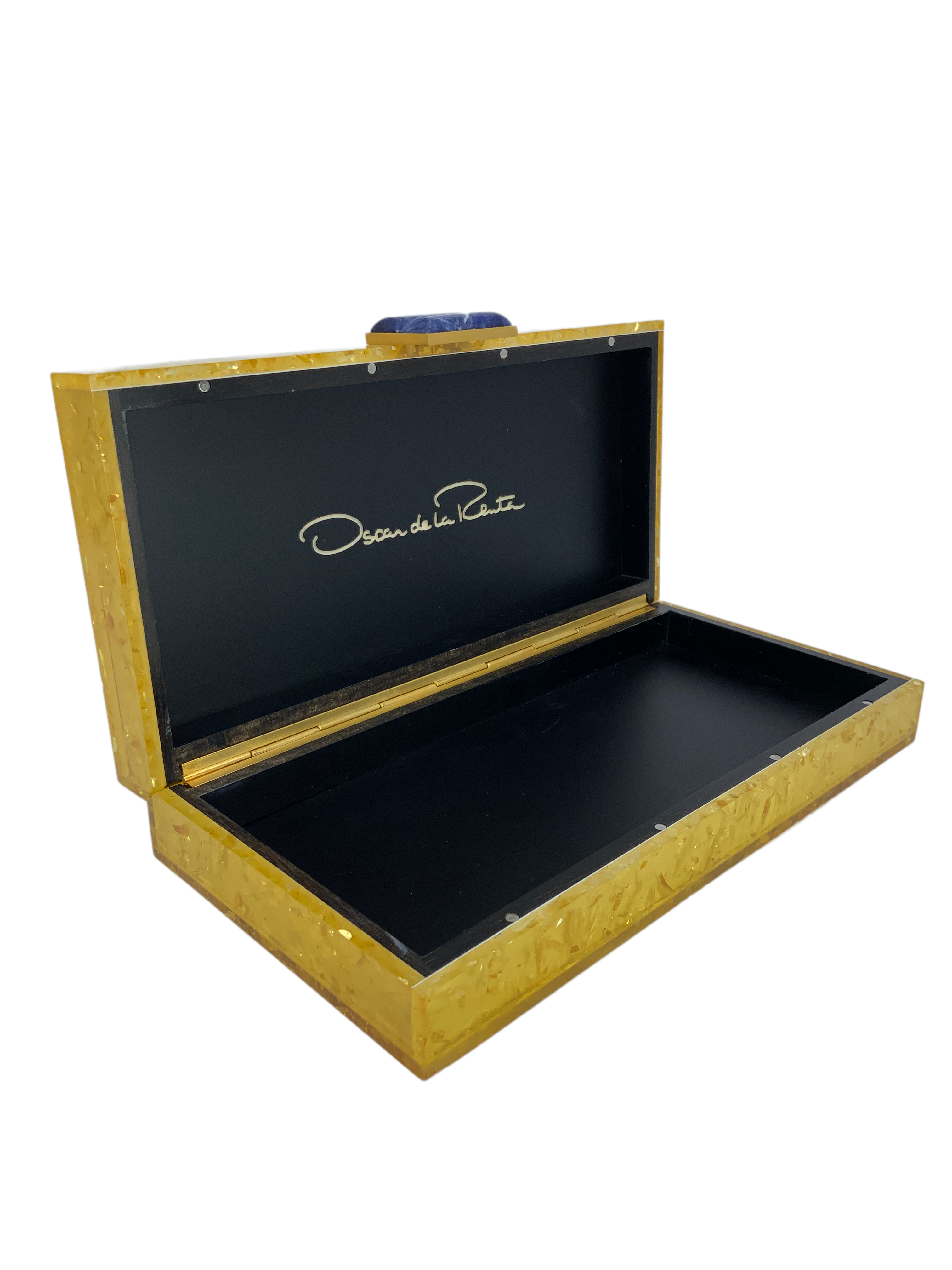 Oscar de la Renta Resin Box Clutch