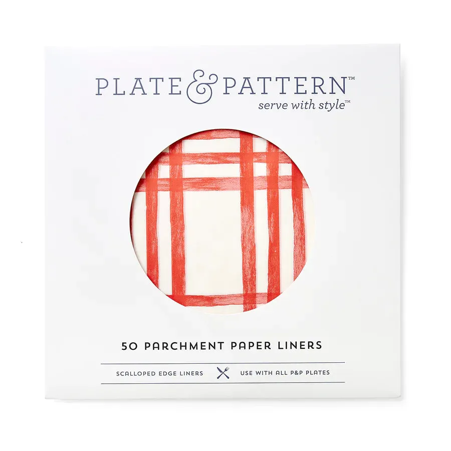 Plate & Pattern Parchment Plate Liners - (five variants)