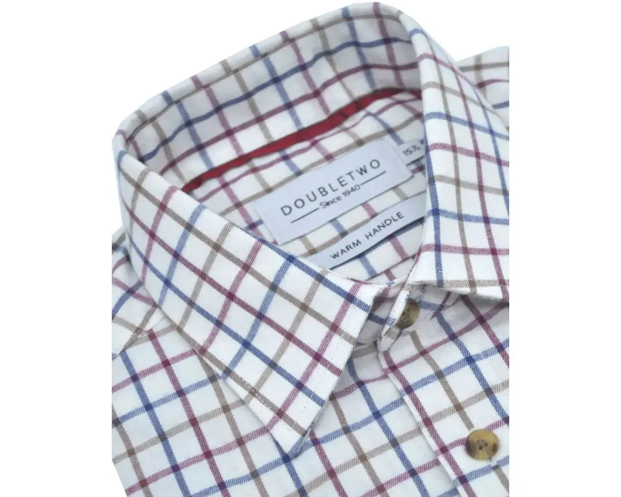 Plum Tattersall Check Long Sleeve Shirt