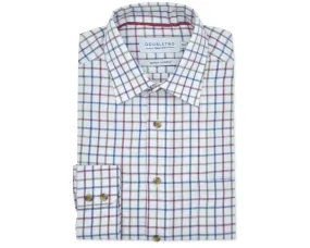 Plum Tattersall Check Long Sleeve Shirt