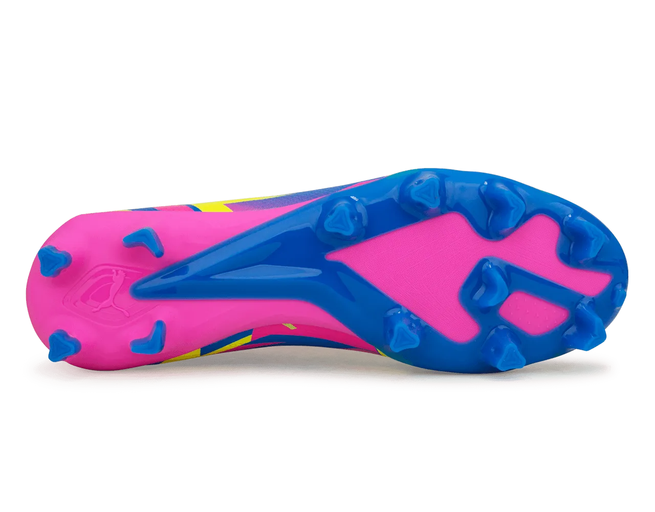 PUMA Men's Ultra Match Energy FG/AG Pink/Blue/Yellow