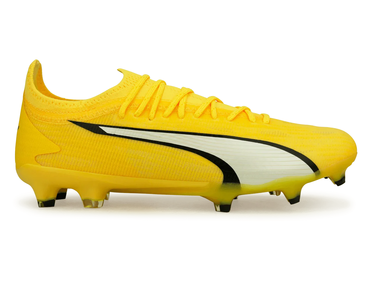 PUMA Men's Ultra Ultimate FG/AG Yellow Blaze/Black