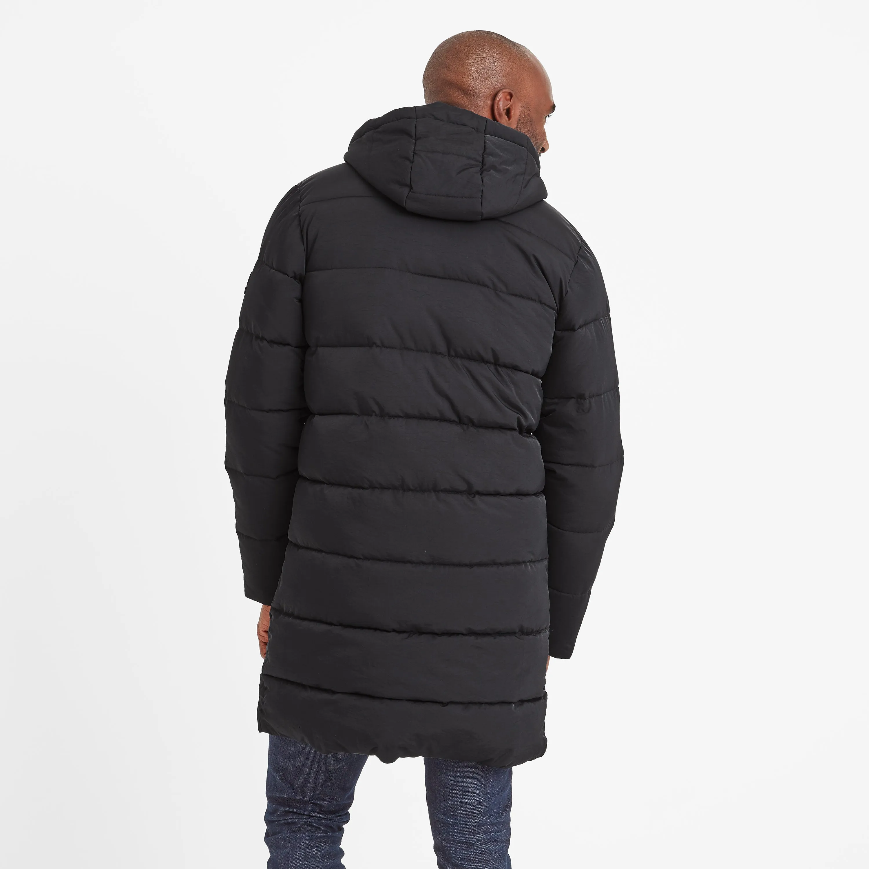 Radley Mens Padded Long Jacket - Black