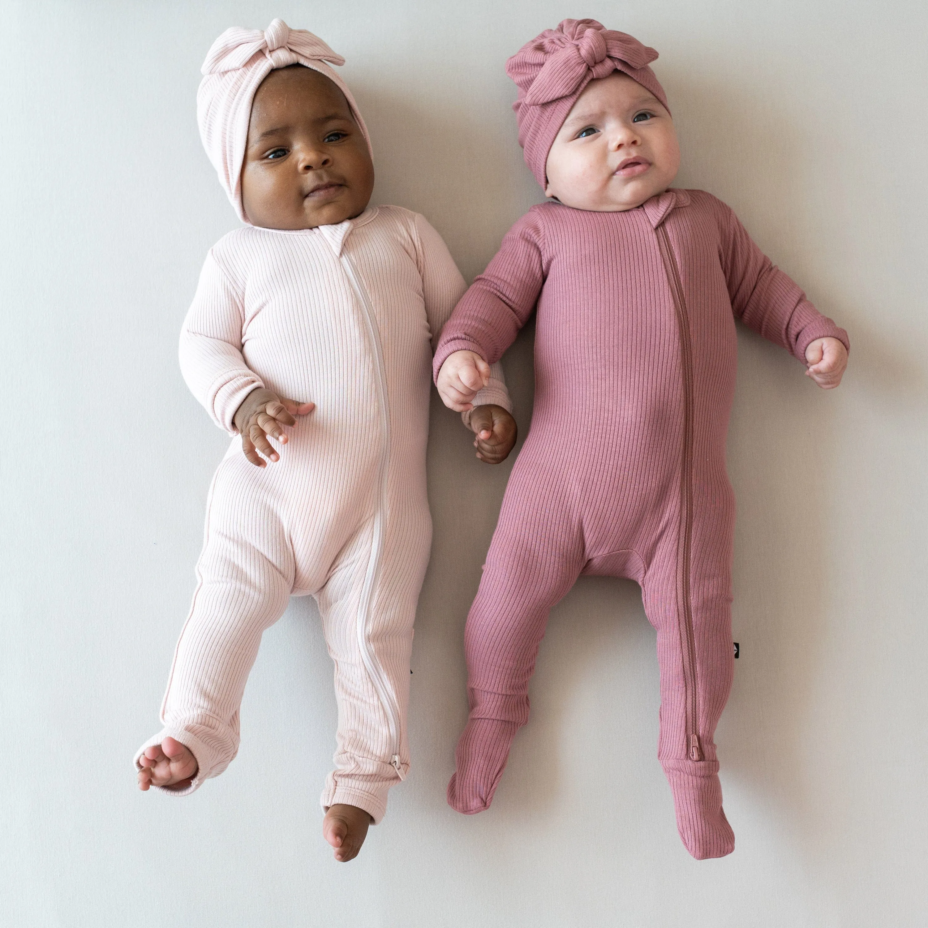 Ribbed Headwrap in Blush