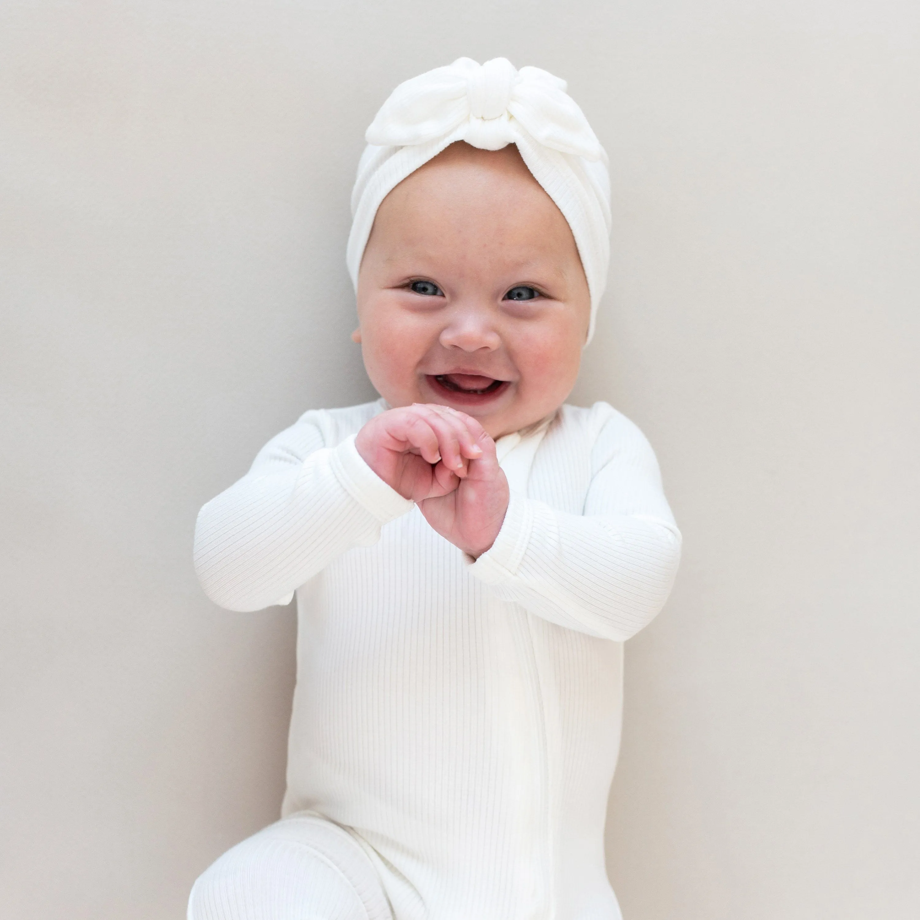 Ribbed Headwrap in Cloud