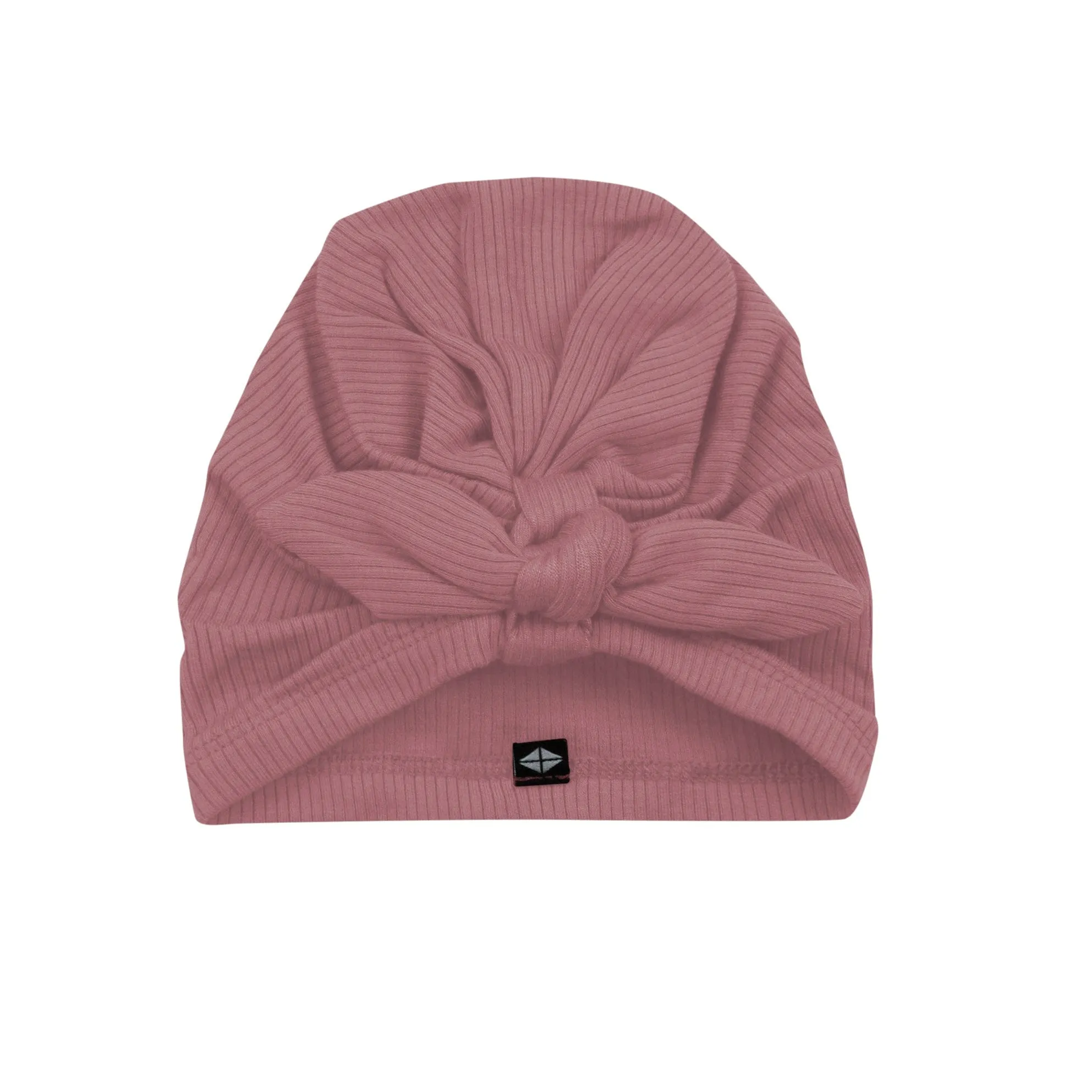 Ribbed Headwrap in Dusty Rose