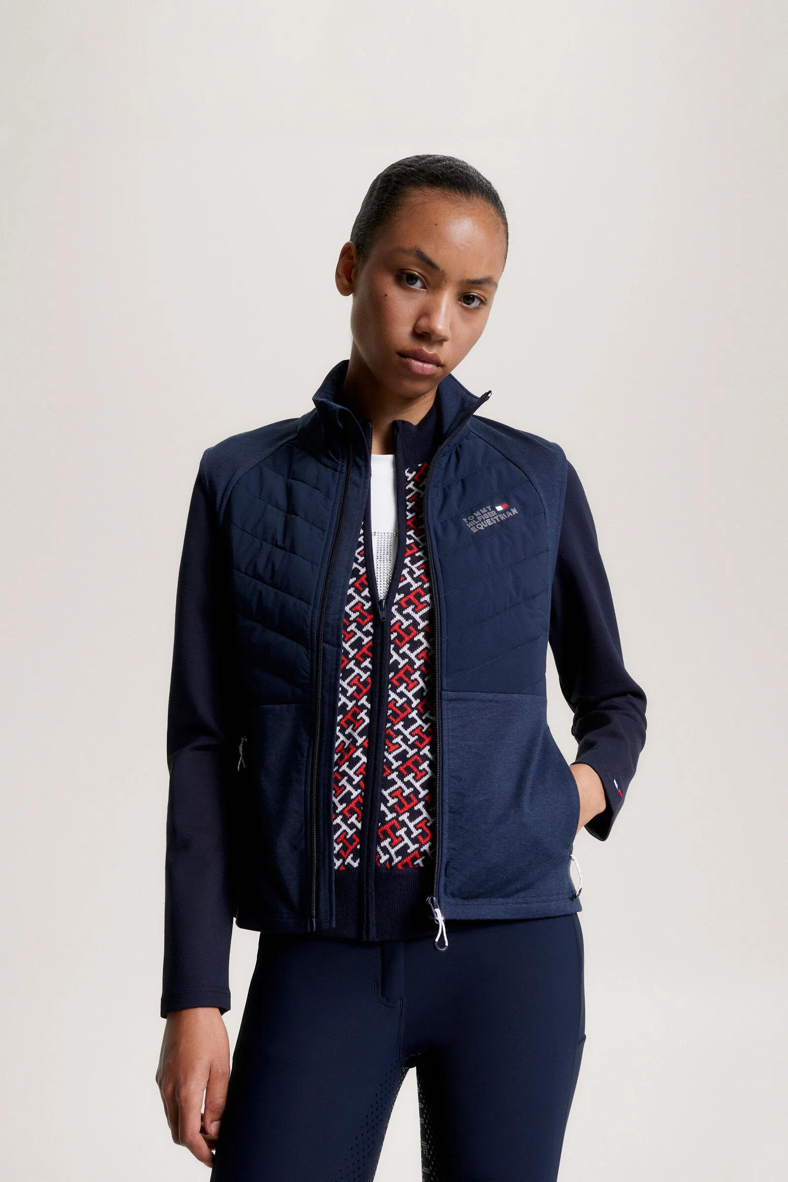 Tommy Hilfiger Equestrian Gramercy Insulated Women's Hybrid Vest