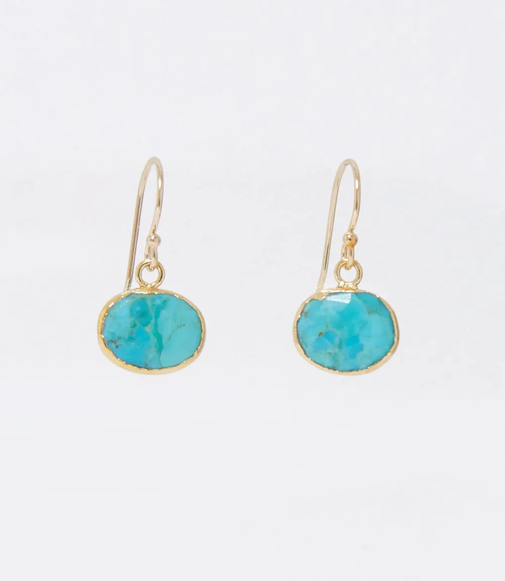 Turquoise Stone Earrings