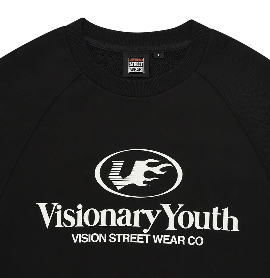 Vision Street Wear  |Unisex Street Style Logo Sweatshirts