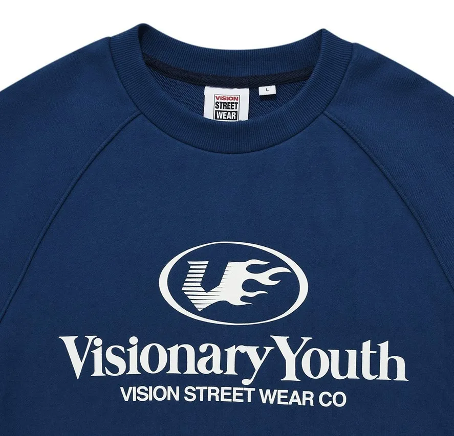 Vision Street Wear  |Unisex Street Style Logo Sweatshirts