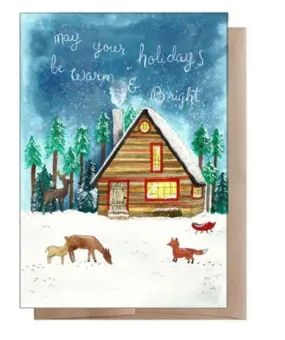 Warm and Bright Holiday Card