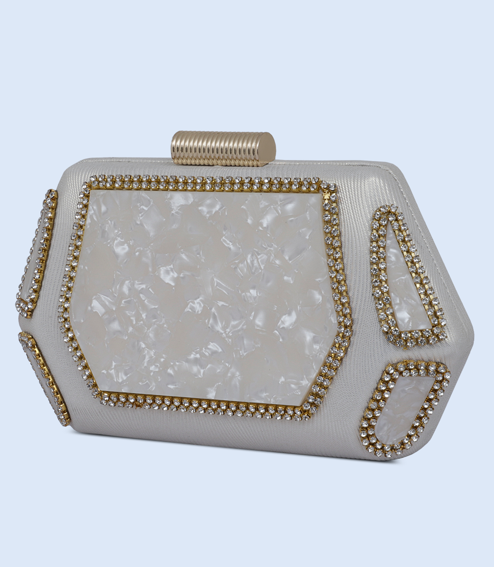 WB2501-PEARL-Women Snazzy Clutch