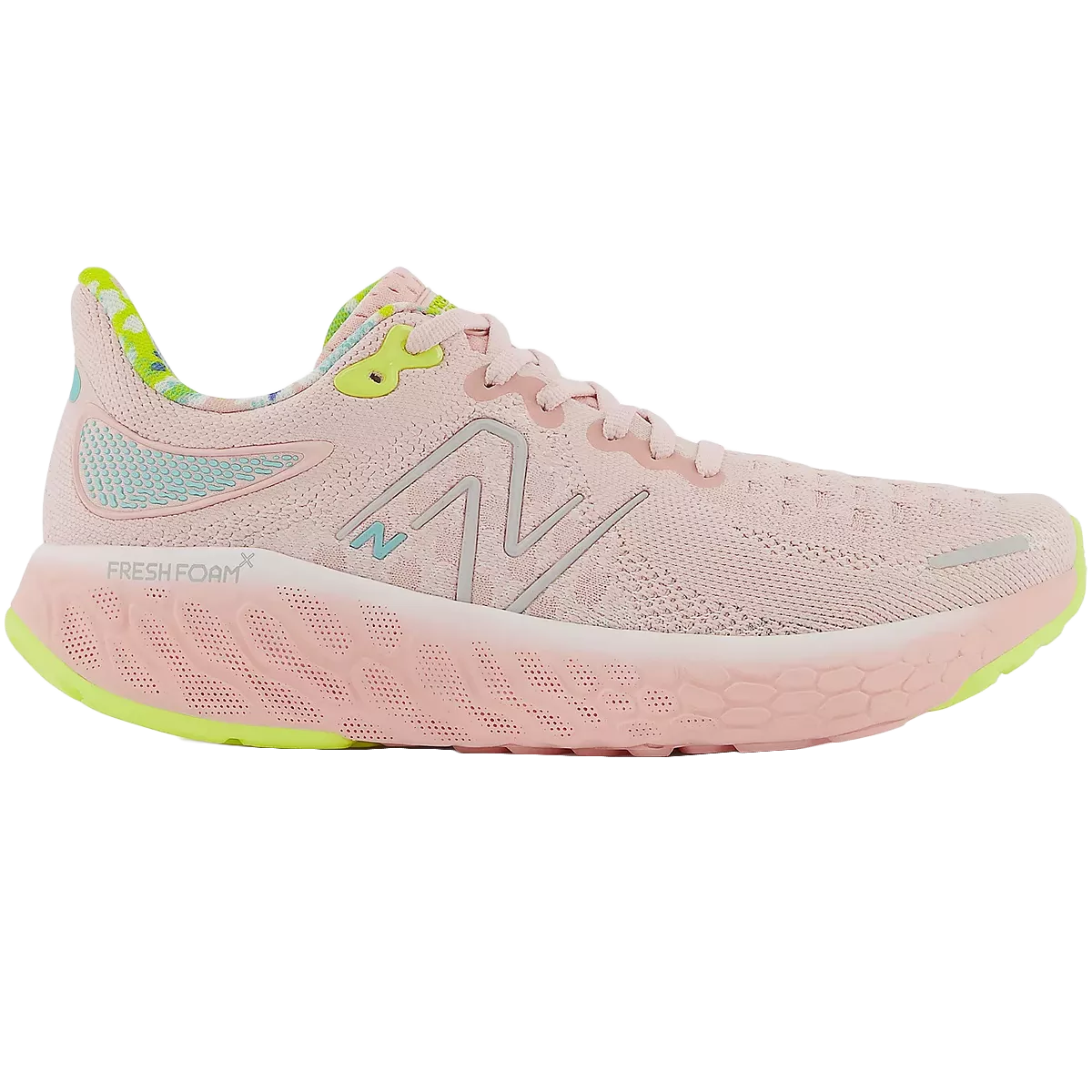 Women's New Balance Fresh Foam X 1080v12, Pink Haze/Lemonade, 9 B Medium