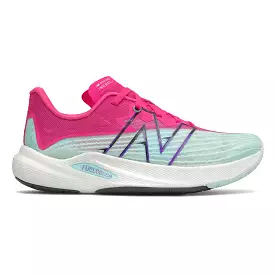 Women's New Balance FuelCell Rebel v2, Pale Chill/Pink Glo, 6 B Medium