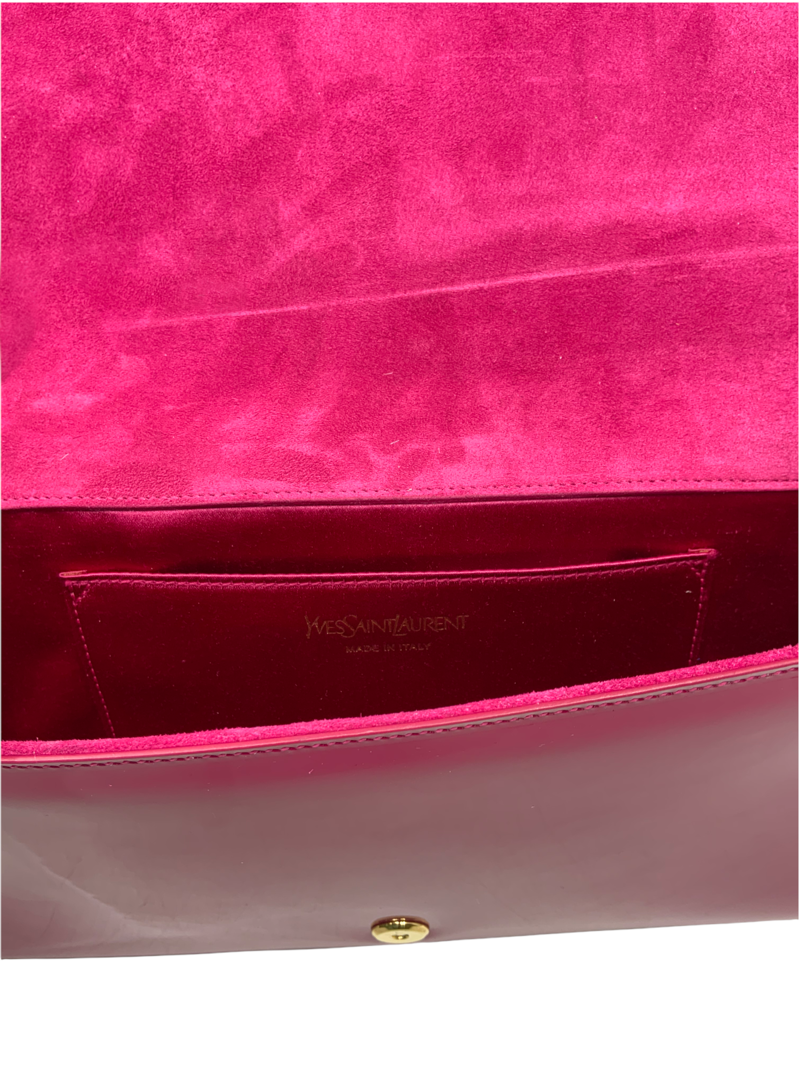 Yves Saint Laurent Belle De Jour Patent Leather Clutch