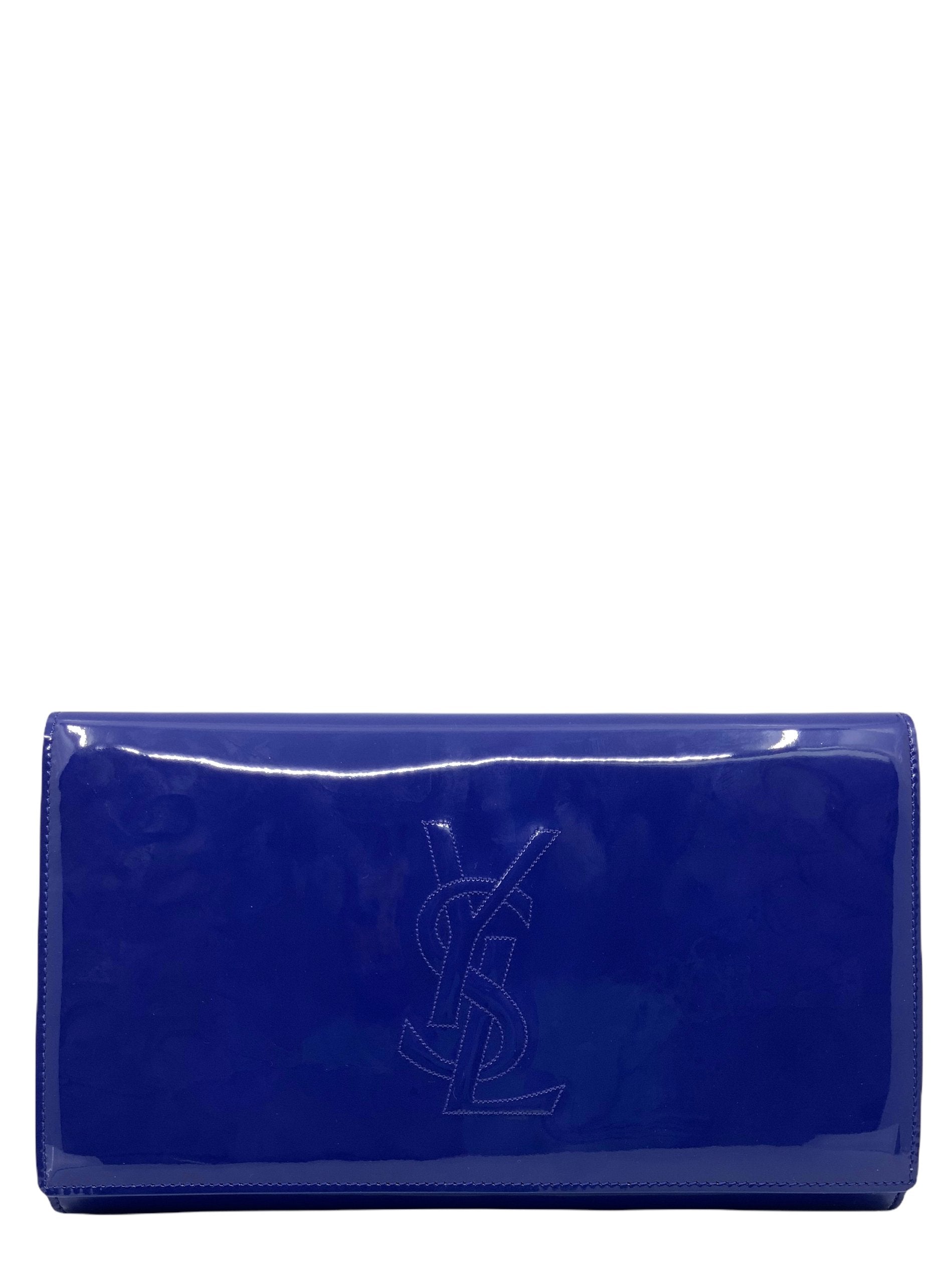 Yves Saint Laurent Belle De Jour Patent Leather Clutch